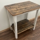Contemporary and Rustic End Tables
