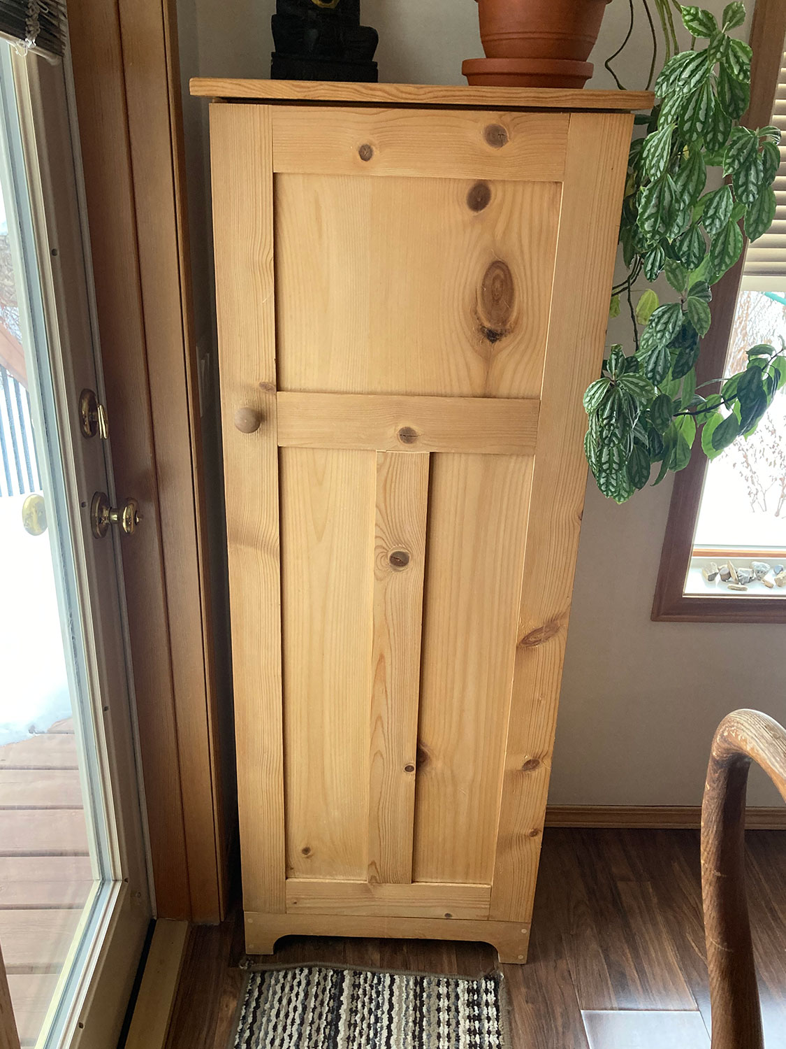 Pine Kitchen Pantry Unit